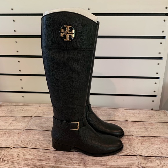 Tory Burch Shoes - NIB Tory Burch Adeline Black Riding Boot
